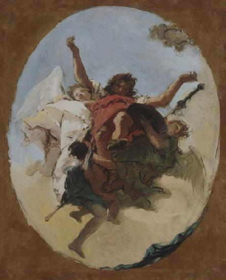 Giovanni Battista Tiepolo The Apotheosis of Saint Roch Germany oil painting art